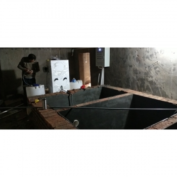 东岳庙卫生院(土建)一体化污水处理设备安装完成
